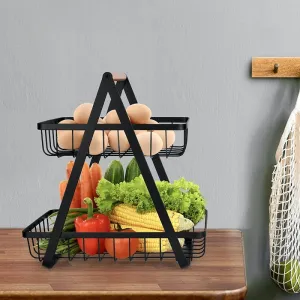 2-Tier Multifunctional Storage Basket