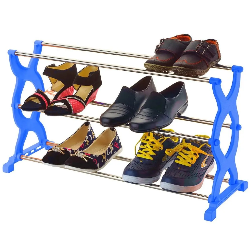 3 Layer Multipurpose Portable Folding Shoe Rack/Shoe Cabinet - H01343
