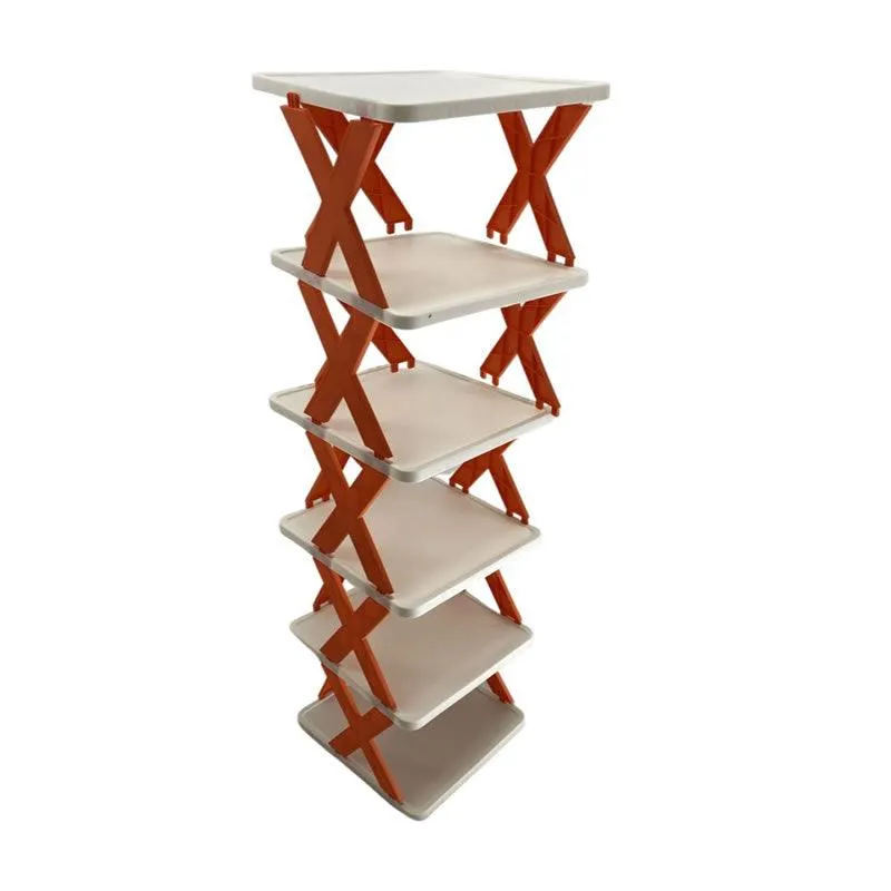 6 Tier Shoe Stackable Storage Rack Organizer RA-80