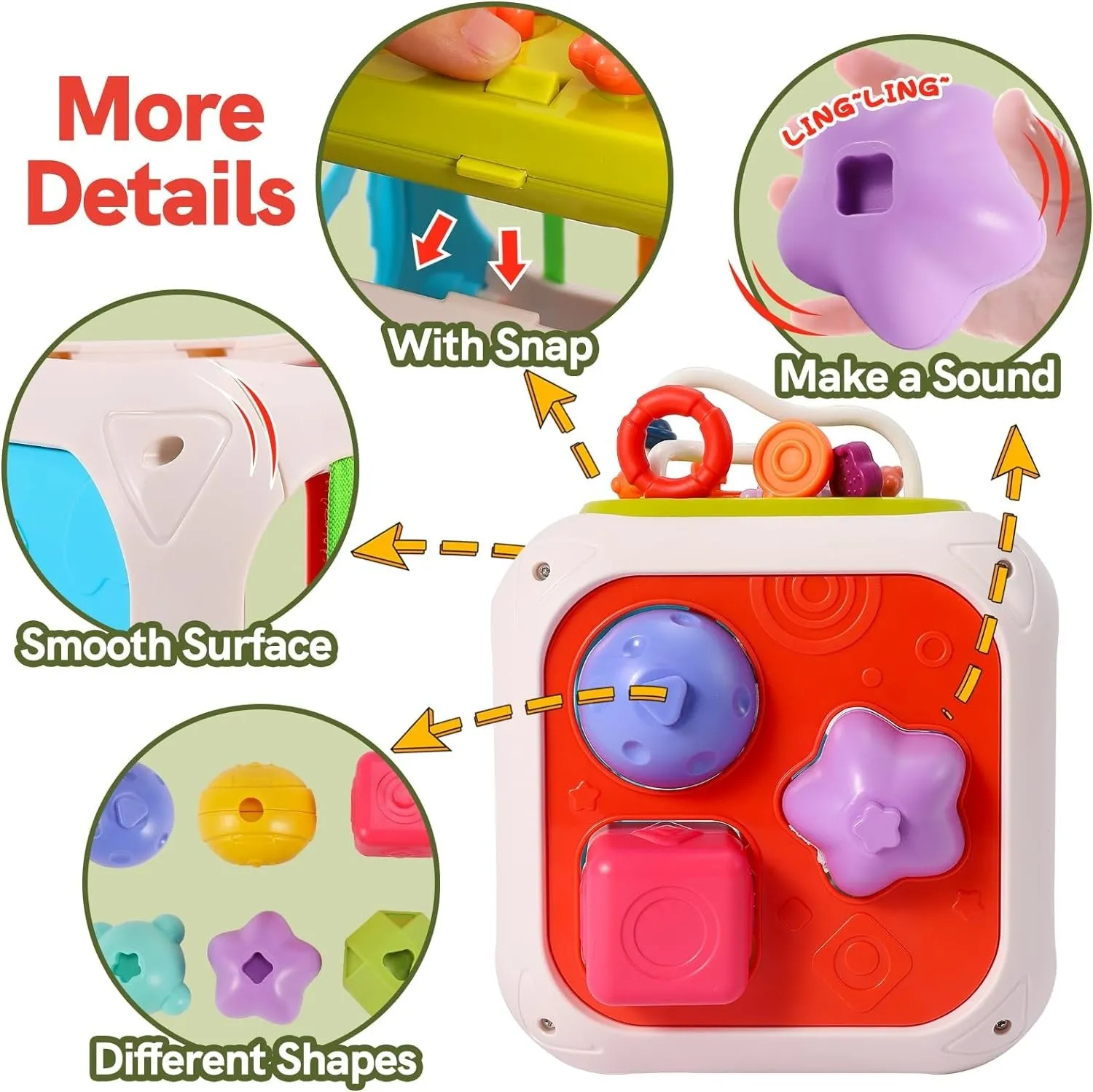 7 in 1 Multifunctional Shape Sorting Box - 862