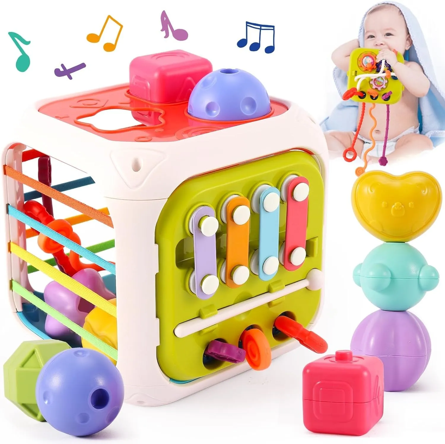 7 in 1 Multifunctional Shape Sorting Box - 862