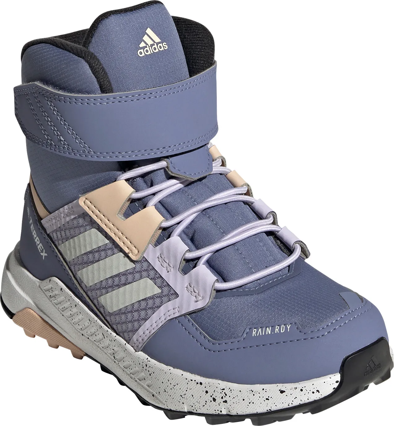 Adidas Kids&#x27; Terrex Trailmaker High COLD.RDY Hiking Shoes Orbit Violet/Wonder White/Halo Blush | Buy Adidas Kids&#x27; Terrex Trailmaker High COLD.RDY Hiking Shoes Orbit Violet/Wonder White/Halo Blush here | Outnorth