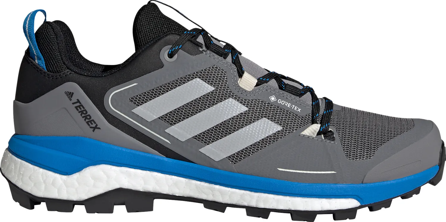 Adidas Men&#x27;s Terrex Skychaser GORE-TEX 2.0 Hiking Shoes Grey Three/Grey Two/Blue Rush | Buy Adidas Men&#x27;s Terrex Skychaser GORE-TEX 2.0 Hiking Shoes Grey Three/Grey Two/Blue Rush here | Outnorth