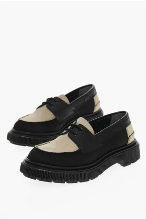 Adieu Suede Leather Derby Shoes