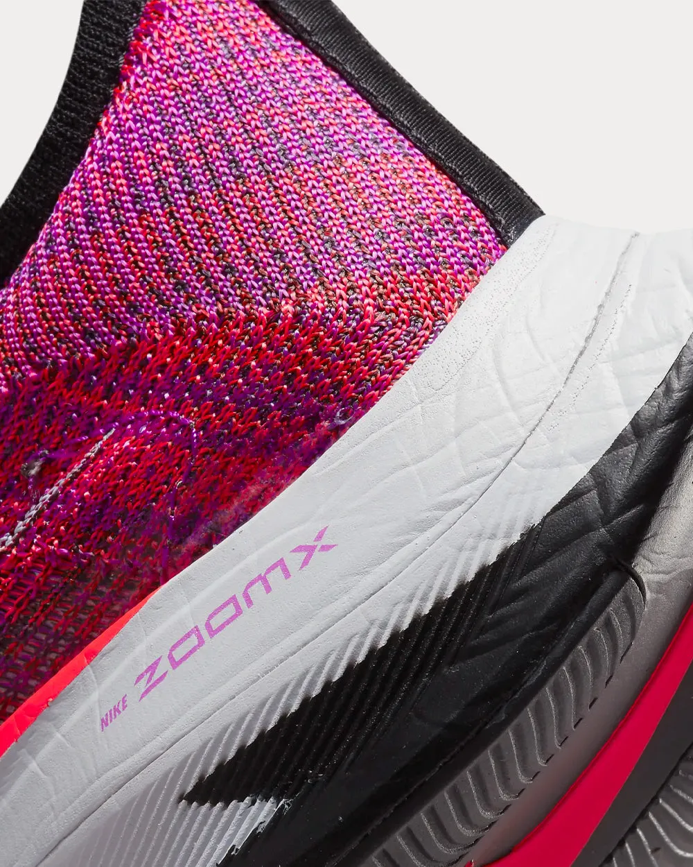 Air Zoom Alphafly NEXT% Flyknit Hyper Violet / Flash Crimson / Black / Black Running Shoes