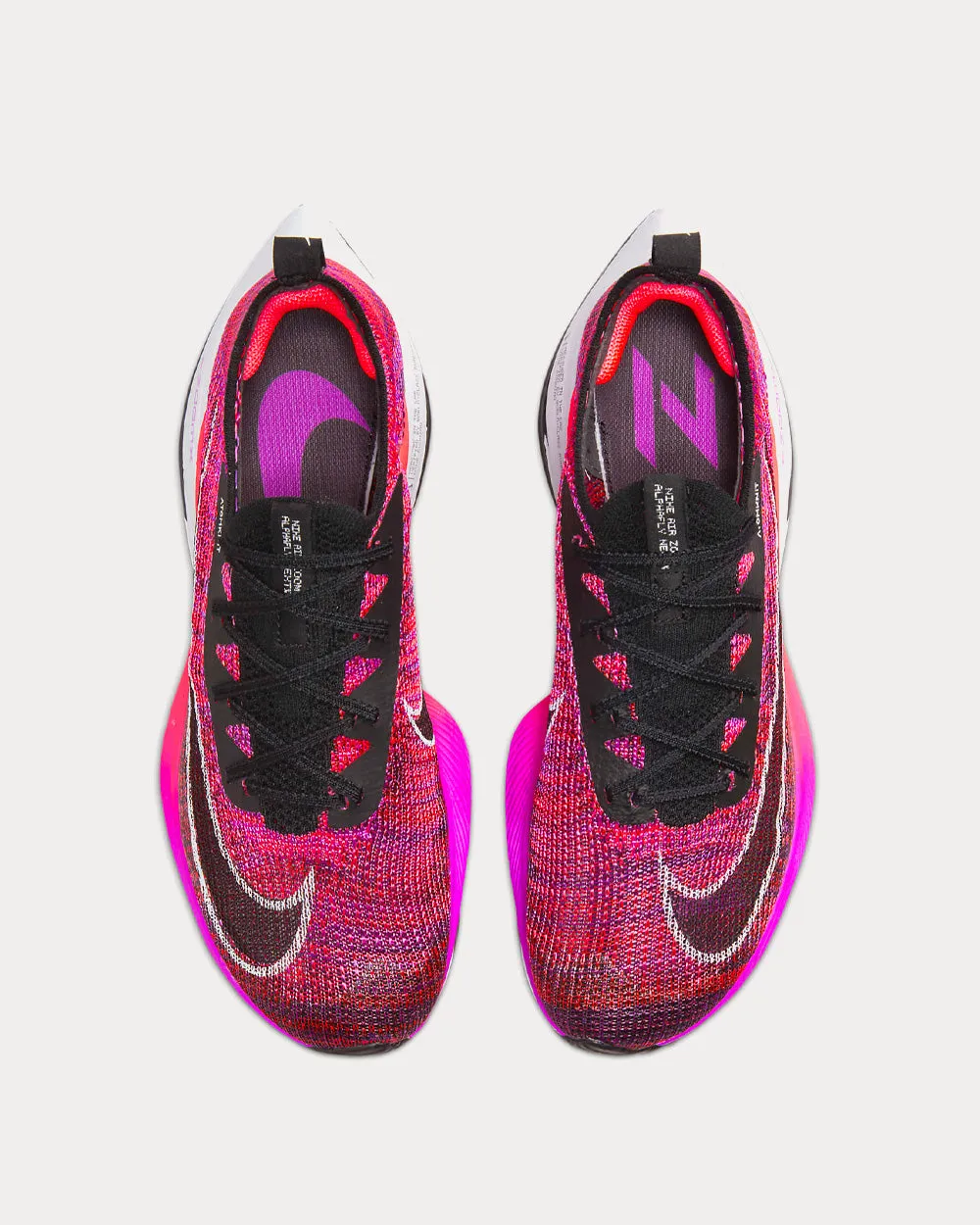 Air Zoom Alphafly NEXT% Flyknit Hyper Violet / Flash Crimson / Black / Black Running Shoes