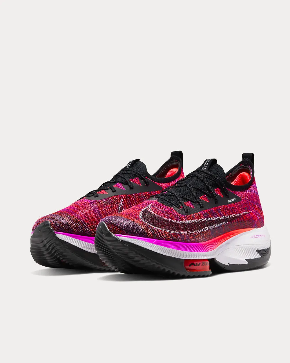 Air Zoom Alphafly NEXT% Flyknit Hyper Violet / Flash Crimson / Black / Black Running Shoes