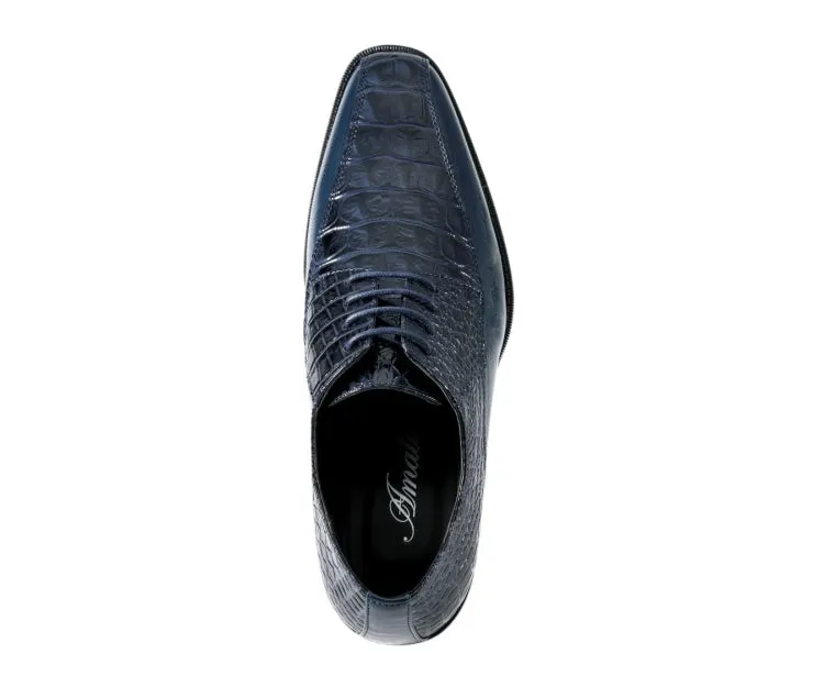 Amali Harvey Croc Men's Exotic Leather Dress Shoes
