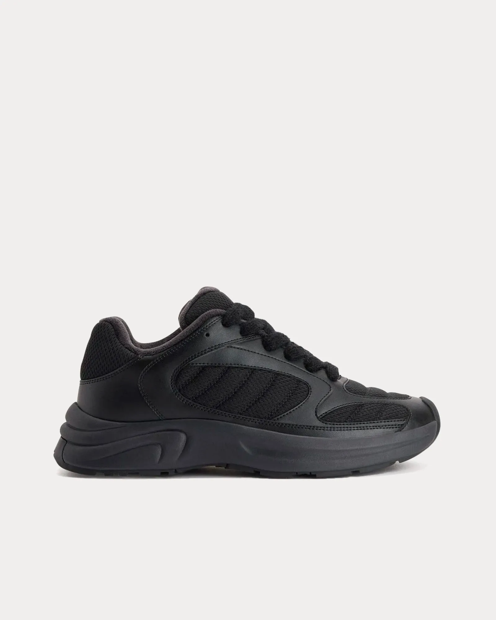 Ami Sn2023 Black Low Top Sneakers