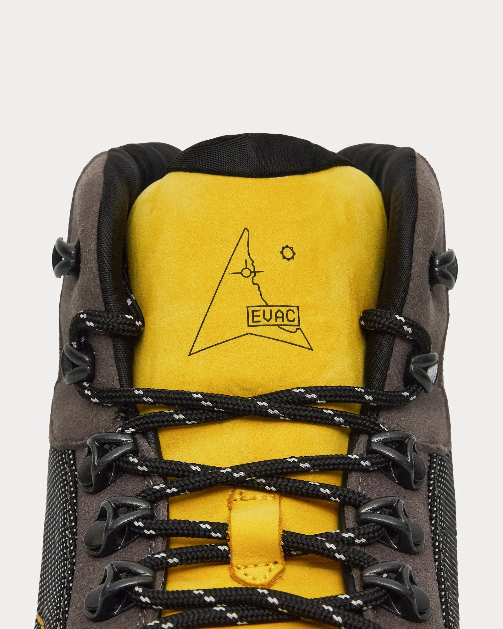 Andreas Dark Grey / Yellow Hiking Boots