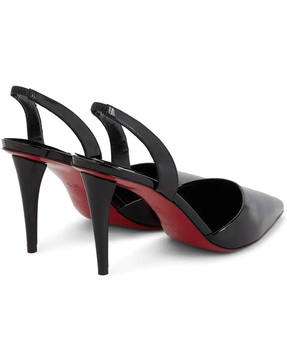 Astrid Patent Leather Slingback Pump in Black