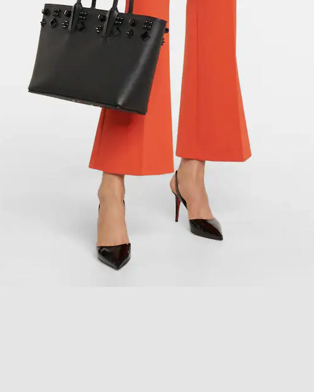 Astrid Patent Leather Slingback Pump in Black