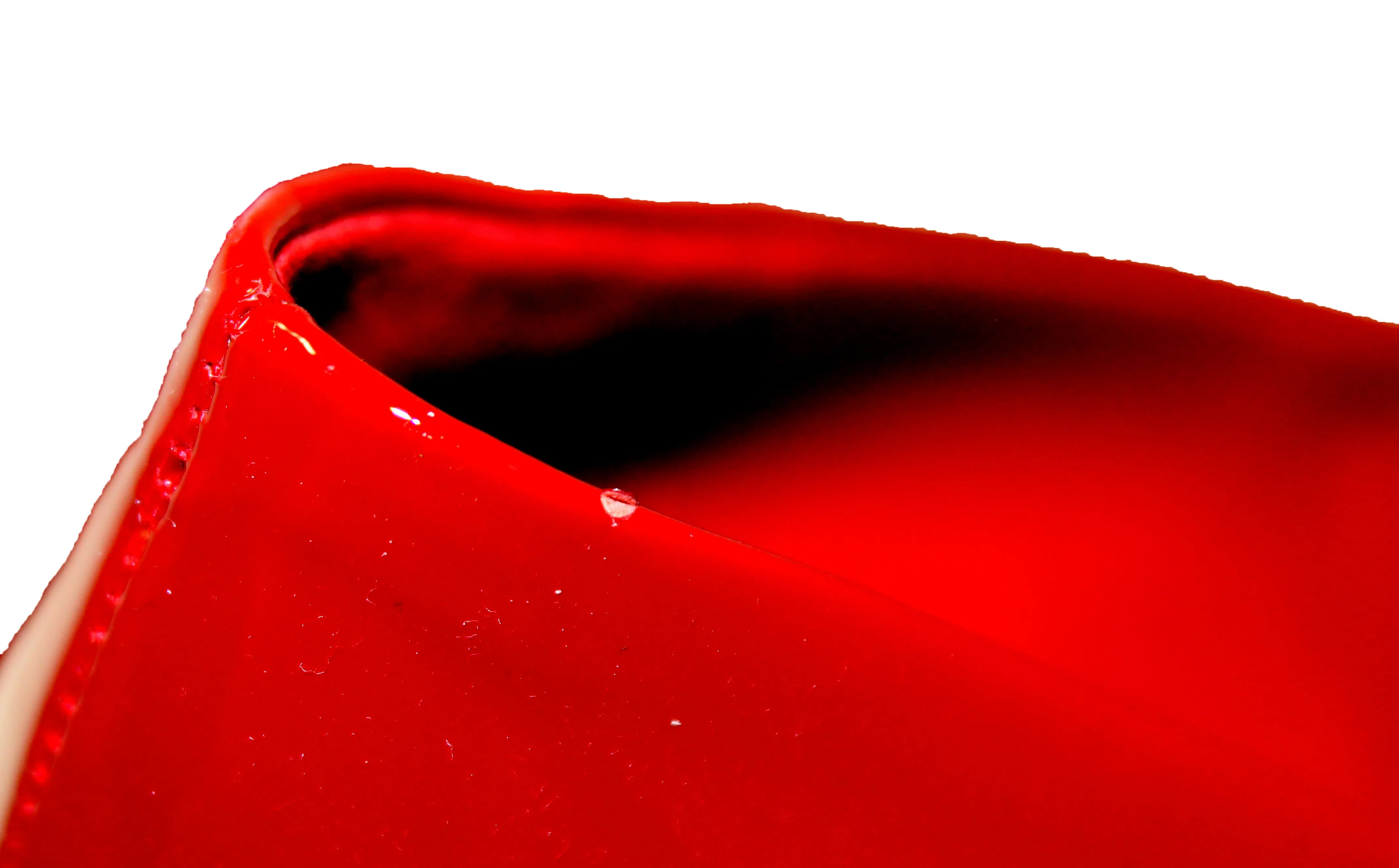 Authentic Salvatore Ferragamo Red Patent Leather Zeri Pointed Toe Pump Size 7.5