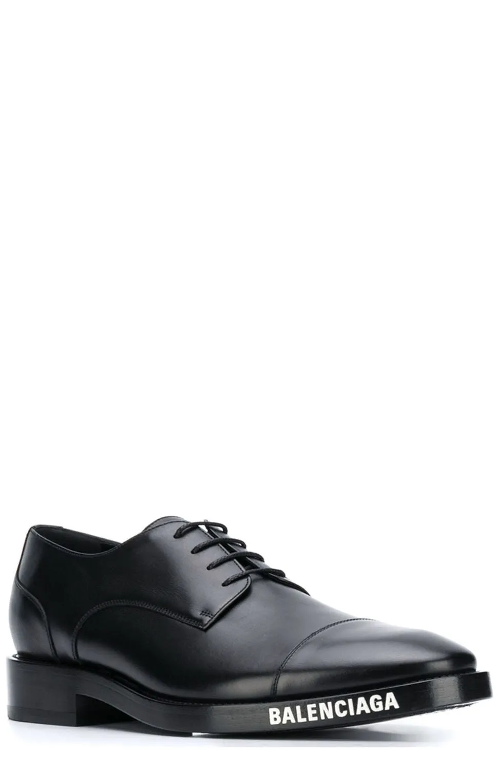 Balenciaga Logo Detailed Derby Shoes