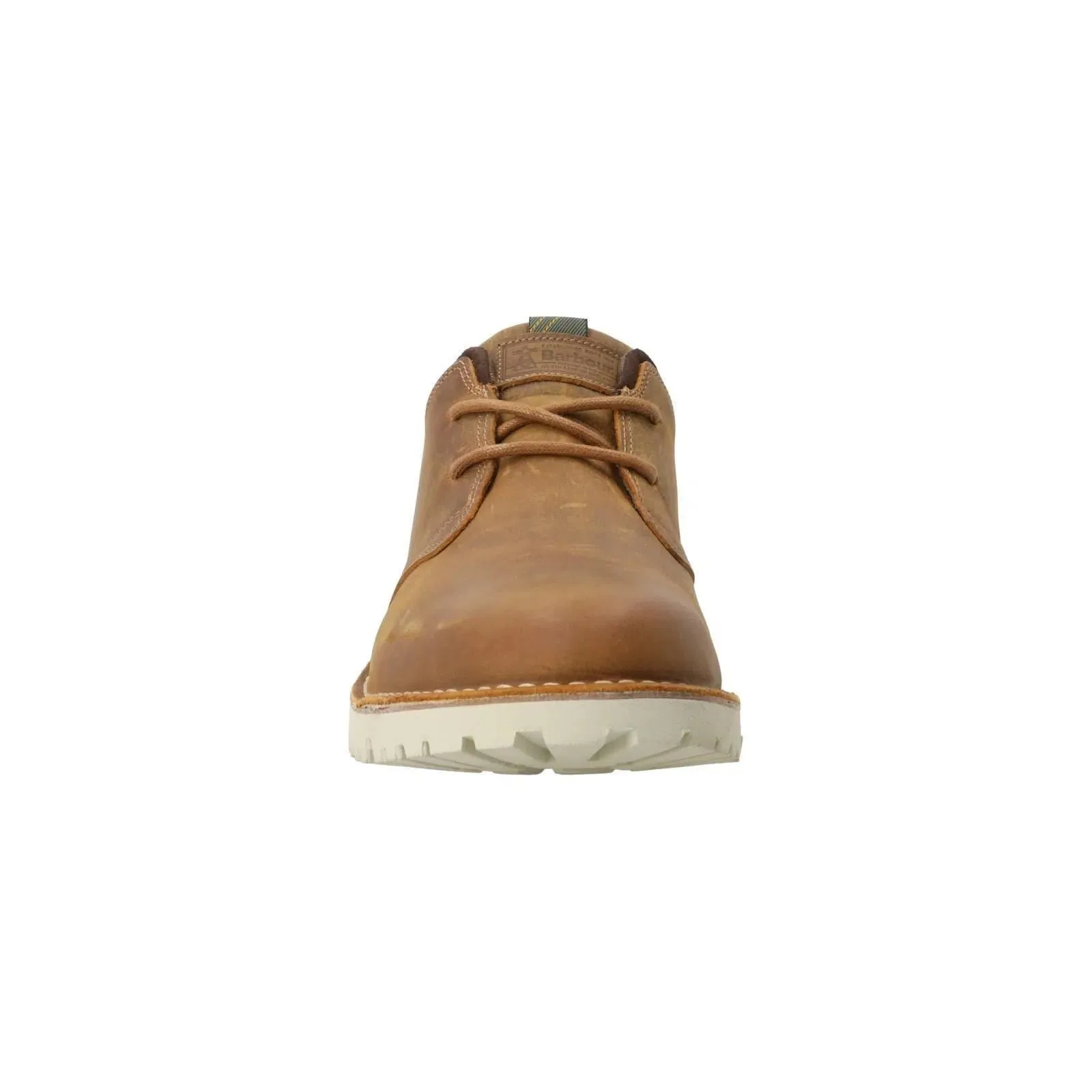 BARBOUR Acer Derby Shoe Lace Up Cognac Brown Leather RRP120