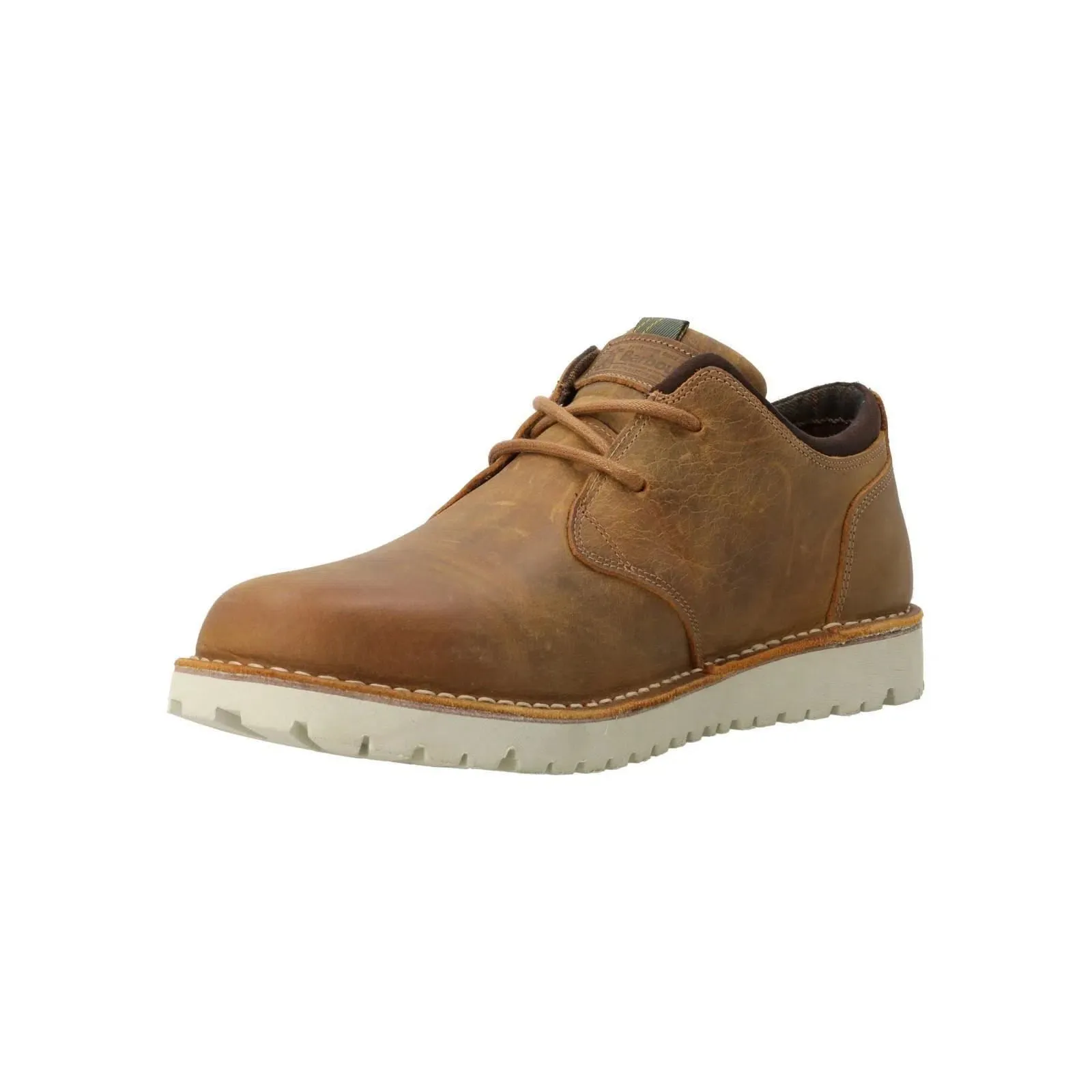 BARBOUR Acer Derby Shoe Lace Up Cognac Brown Leather RRP120