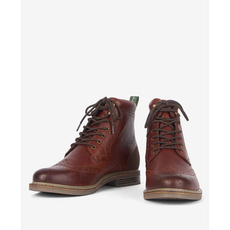 Barbour Seaton Mens Derby Boot - Chestnut