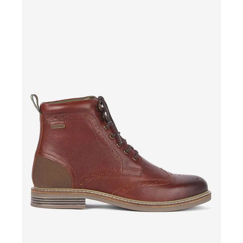 Barbour Seaton Mens Derby Boot - Chestnut
