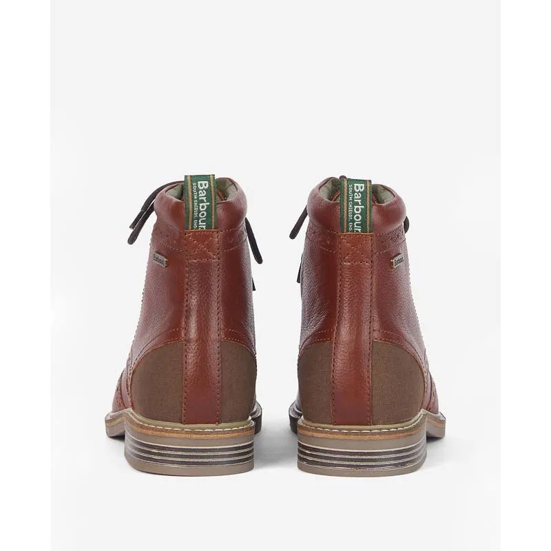 Barbour Seaton Mens Derby Boot - Chestnut