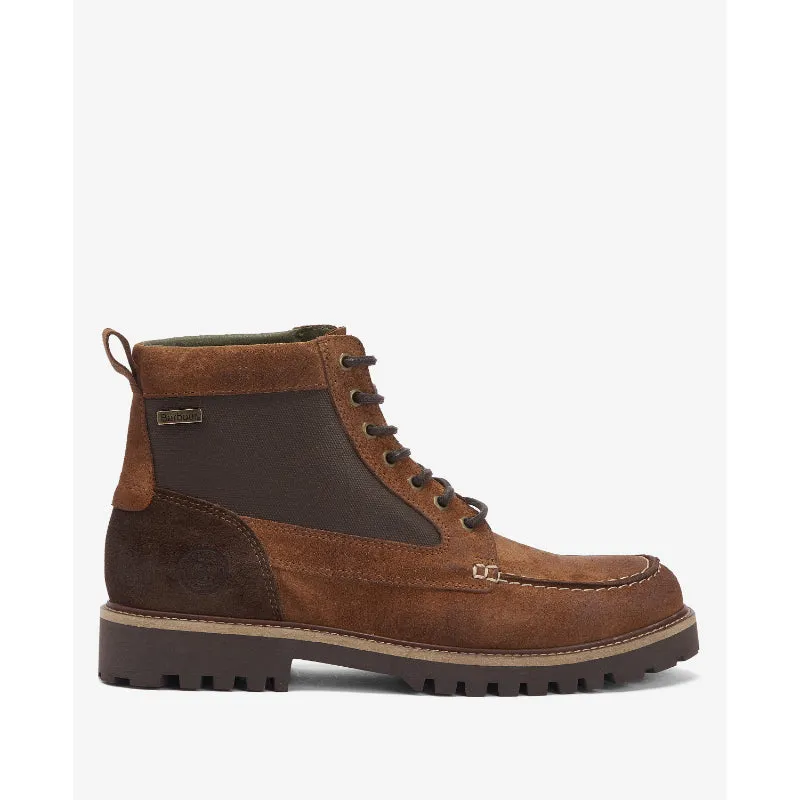 Barbour Sheene Moc Toe Mens Boot - Cognac