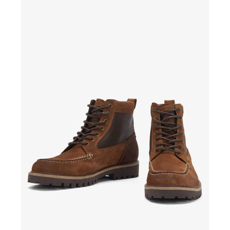 Barbour Sheene Moc Toe Mens Boot - Cognac