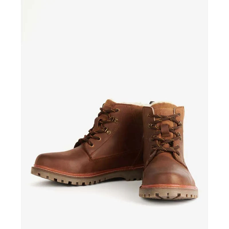 Barbour Storr Waterproof Mens Derby Boots - Chestnut