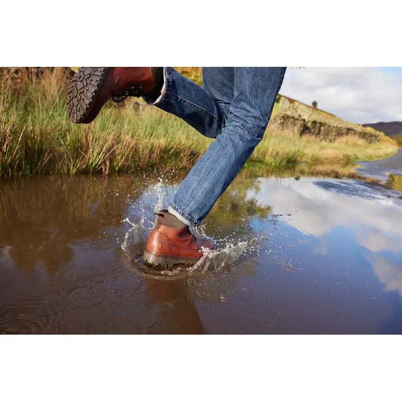 Barbour Storr Waterproof Mens Derby Boots - Conker