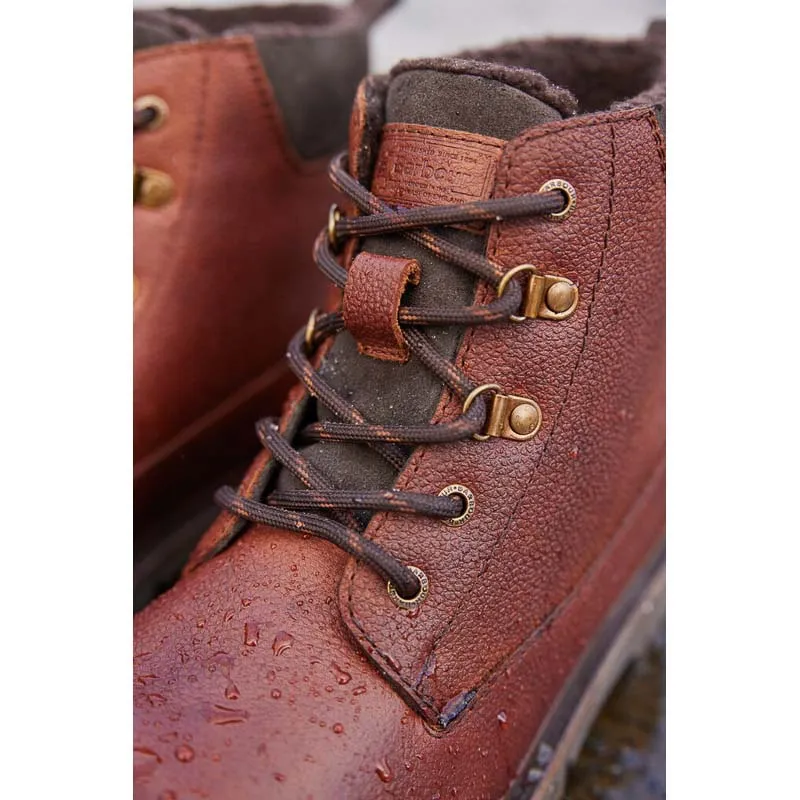 Barbour Storr Waterproof Mens Derby Boots - Conker