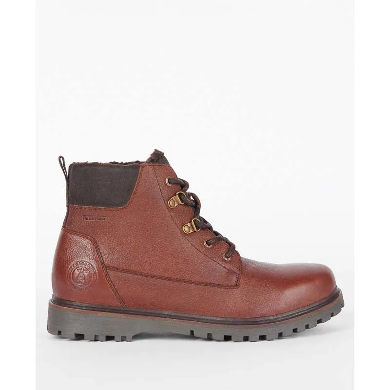 Barbour Storr Waterproof Mens Derby Boots - Conker