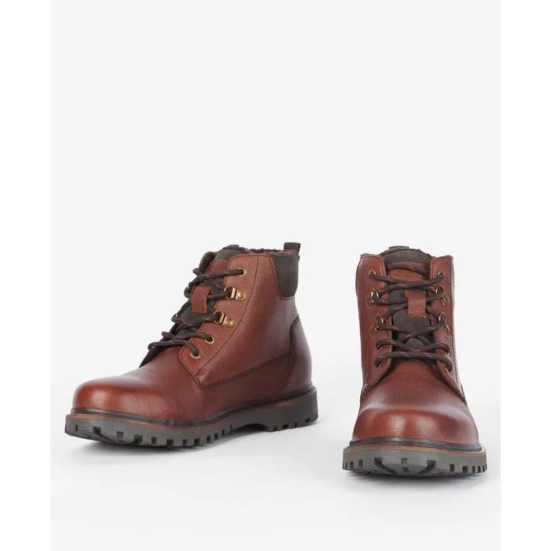 Barbour Storr Waterproof Mens Derby Boots - Conker