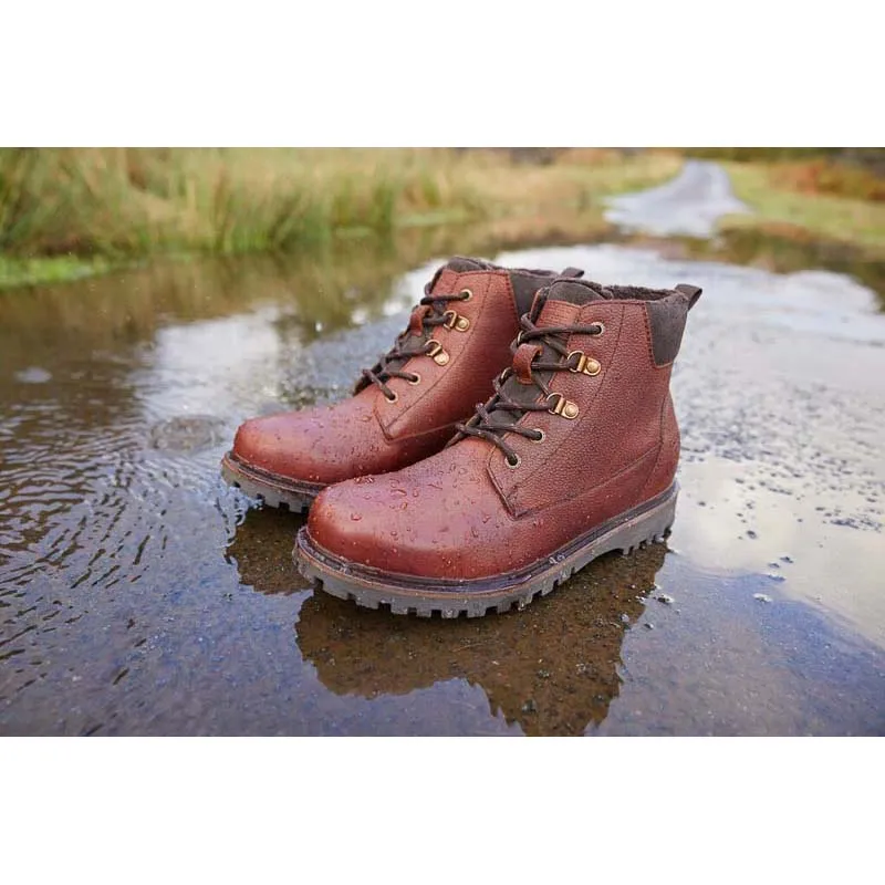Barbour Storr Waterproof Mens Derby Boots - Conker