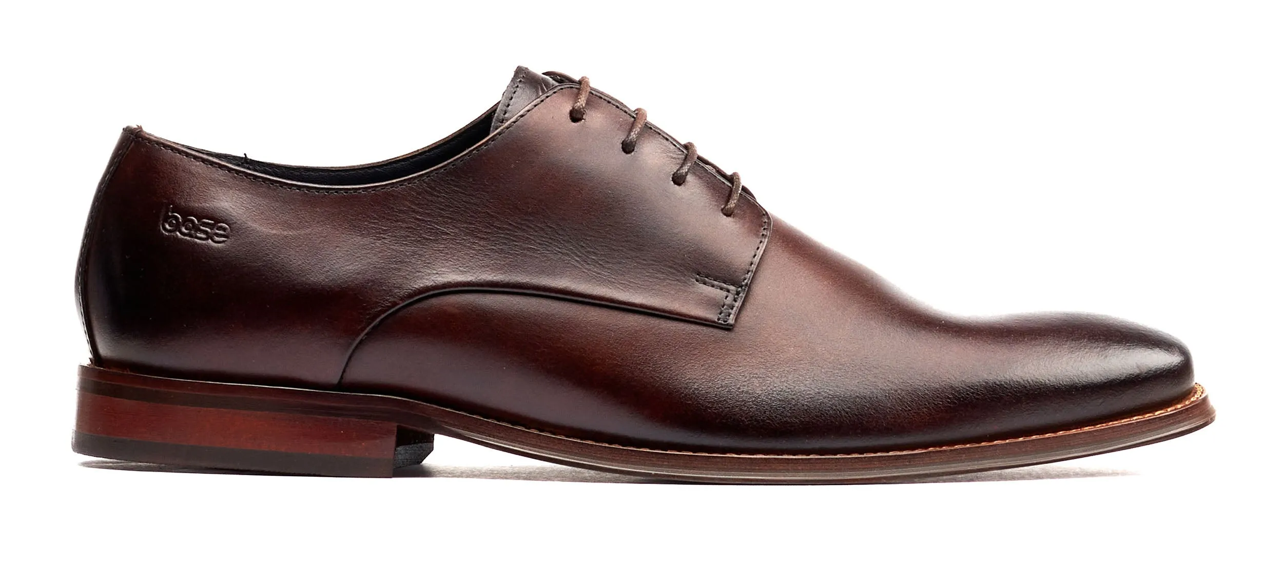 Base London Marley Mens Plain Toe Derby Shoe