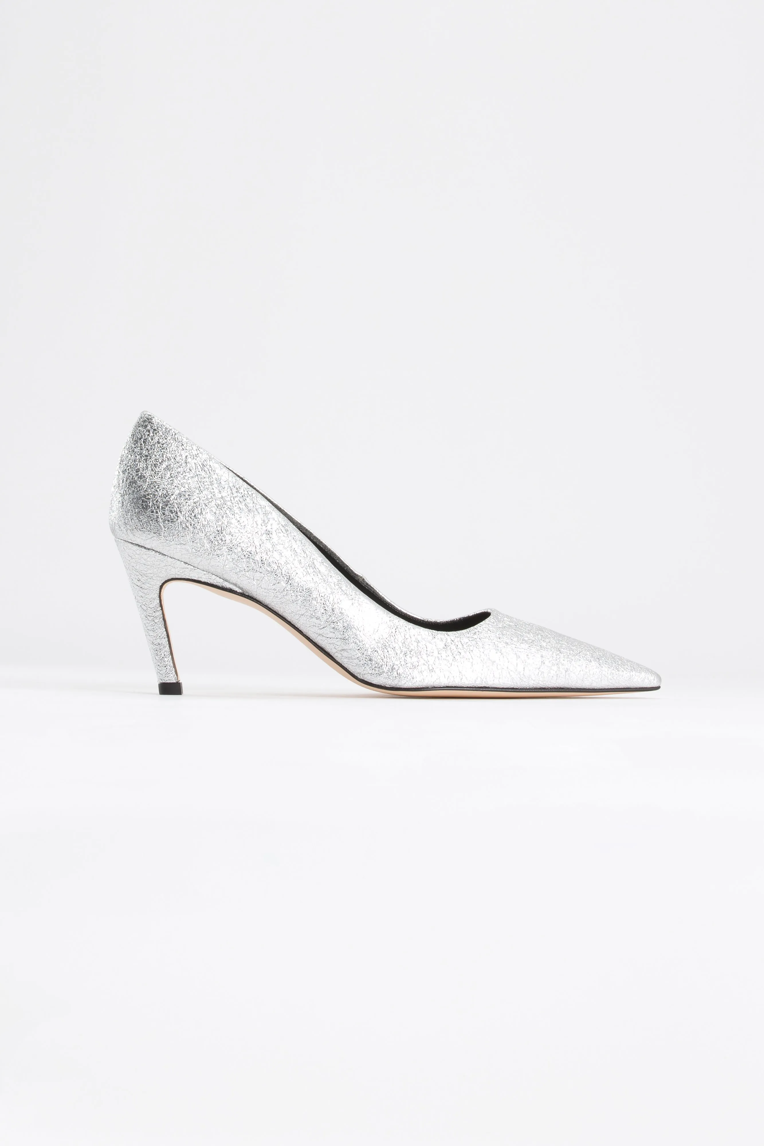 BASIC PUMP | SILVER CRACKLE002