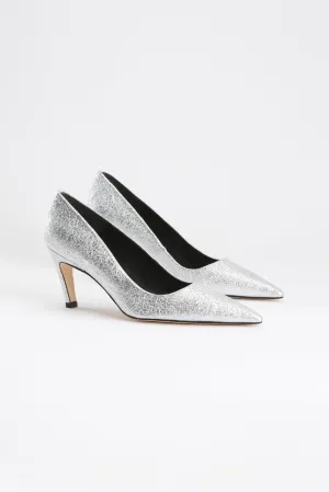 BASIC PUMP | SILVER CRACKLE002