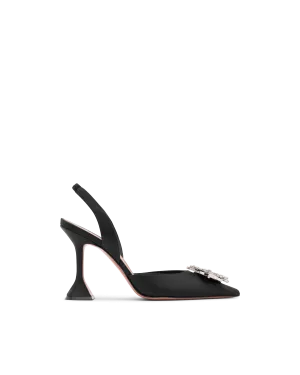 Begum Satin Sling Pumps