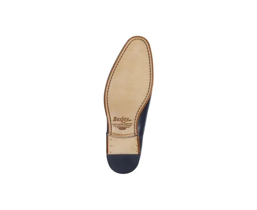 Black Derby Shoes - Leather outsole - GILWELL