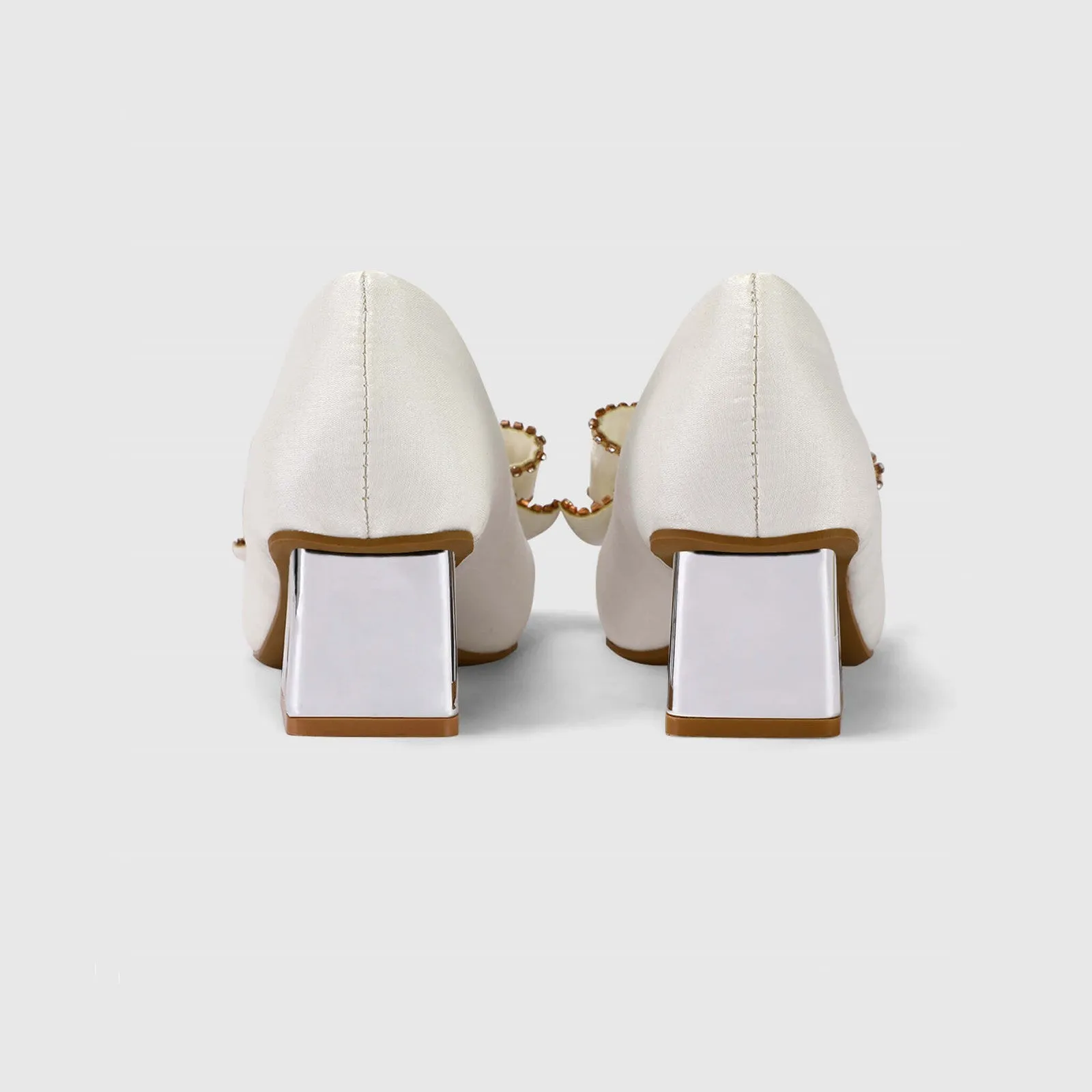 Block Heeled Pumps for evening party