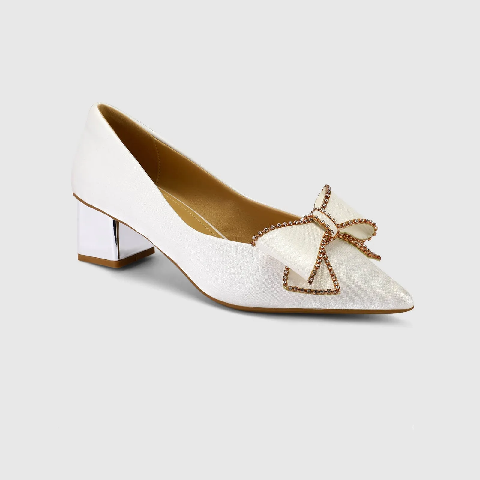 Block Heeled Pumps for evening party