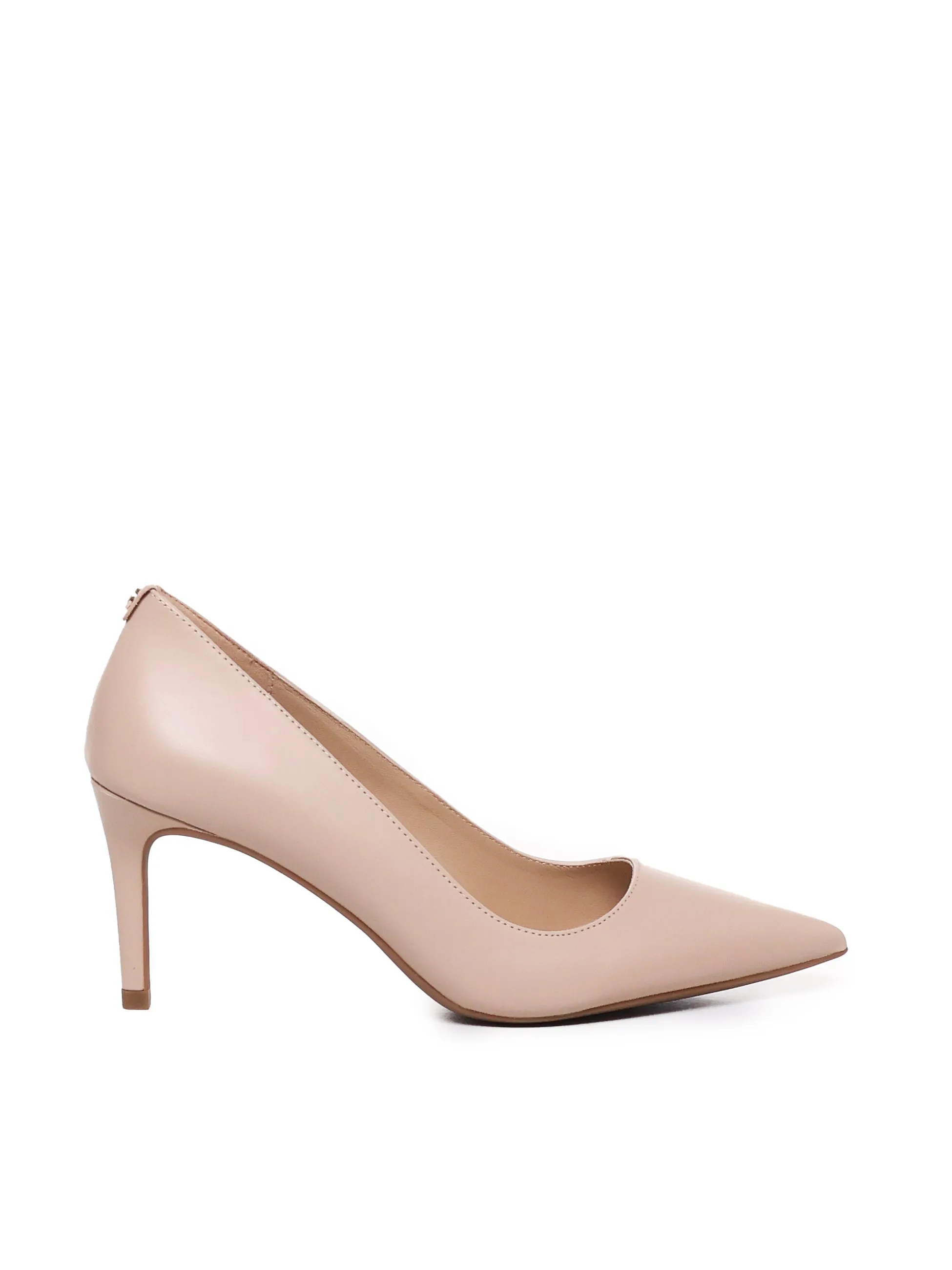 Blush Lambskin Pointed Heel Pump
