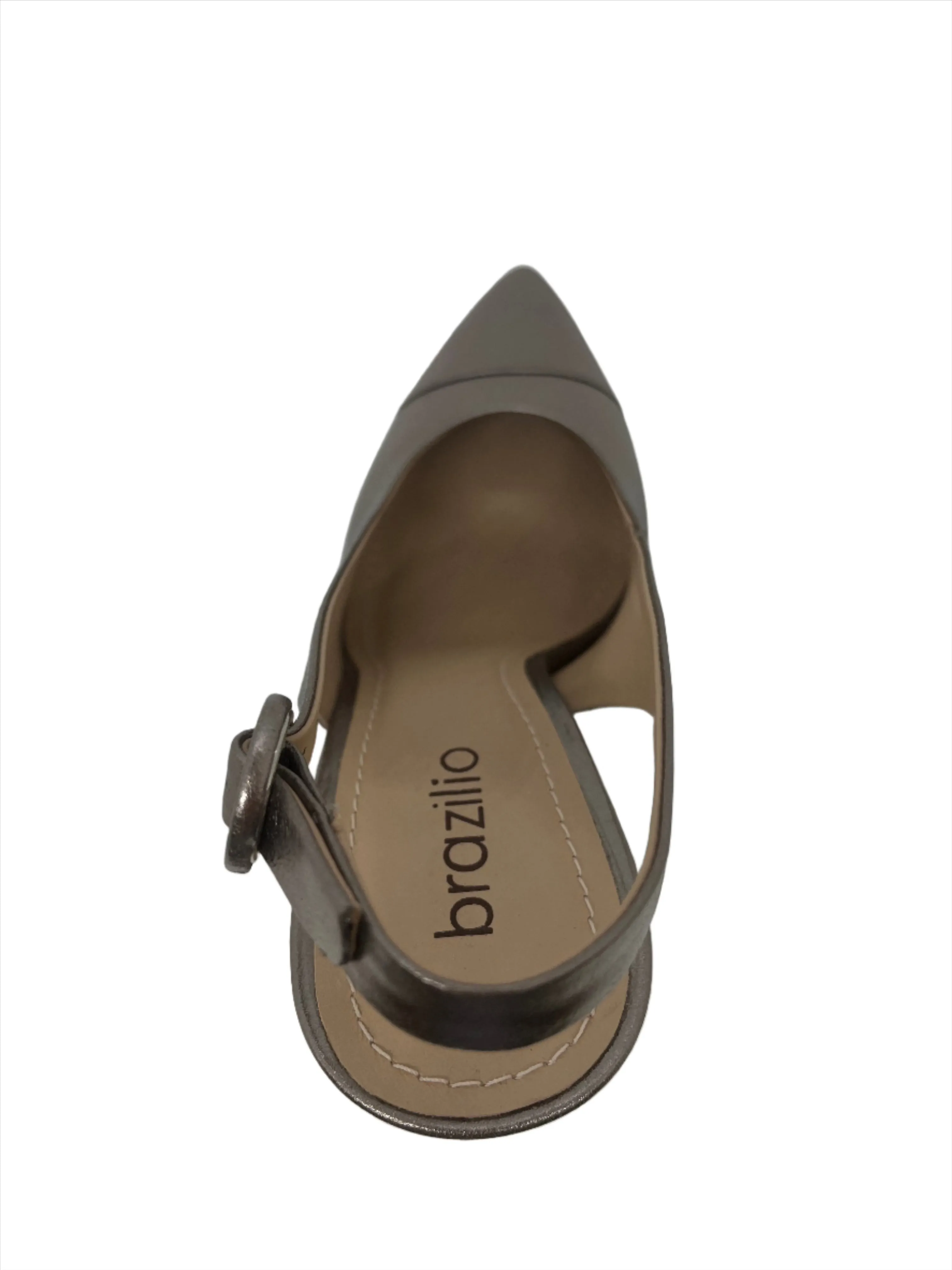 BRAZILIO POPPY SLING BACK PUMP
