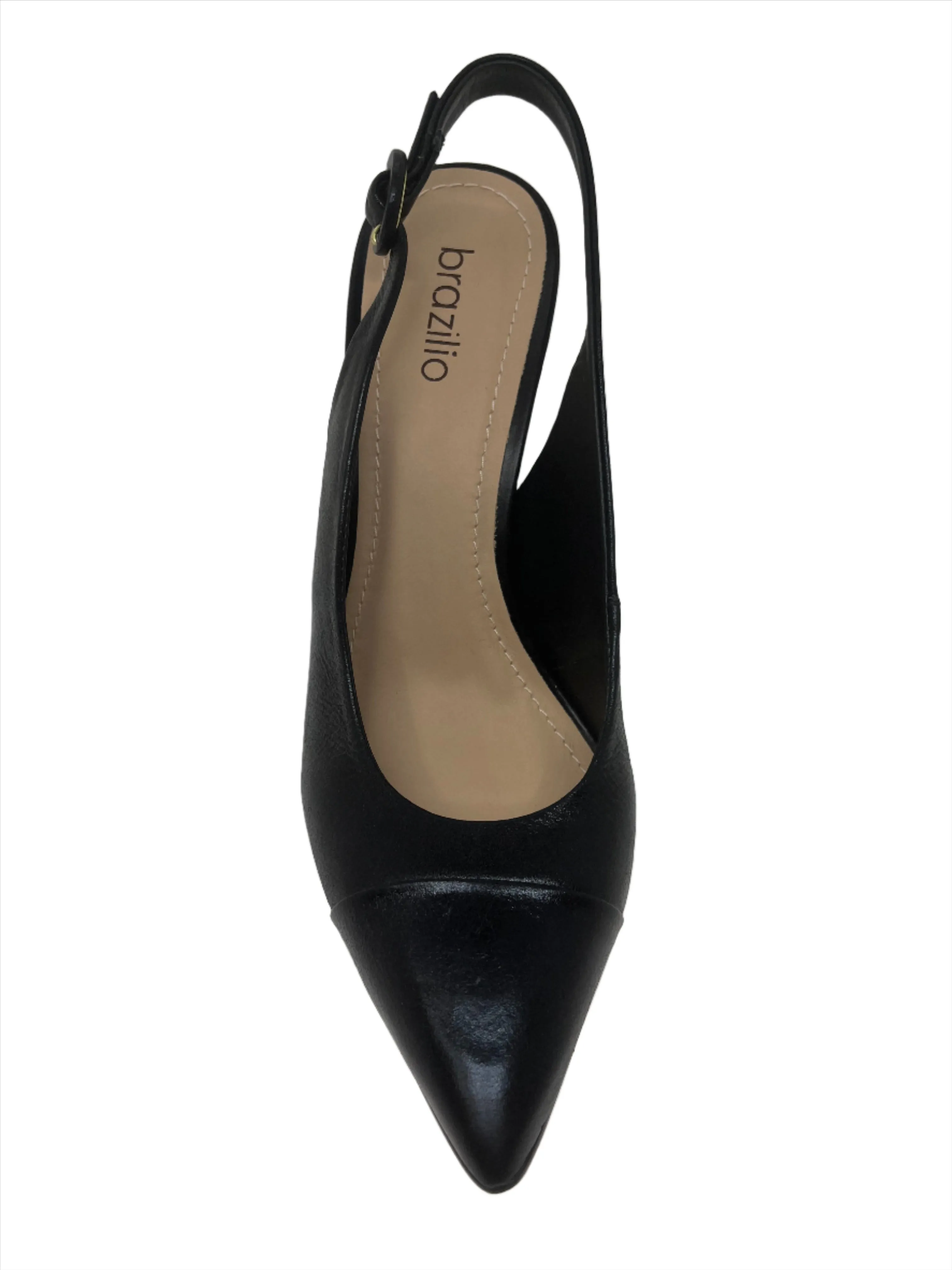 BRAZILIO POPPY SLING BACK PUMP