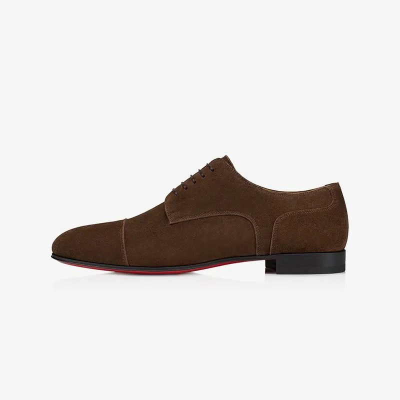 Brown Slip-On Suede Leather Shoes