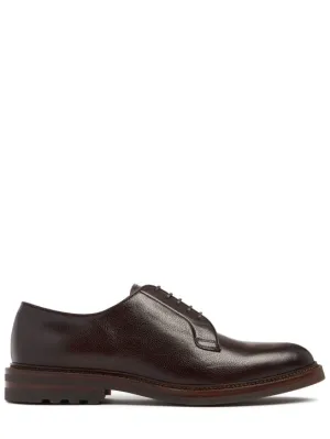 Brunello Cucinelli   Leather derby shoes 