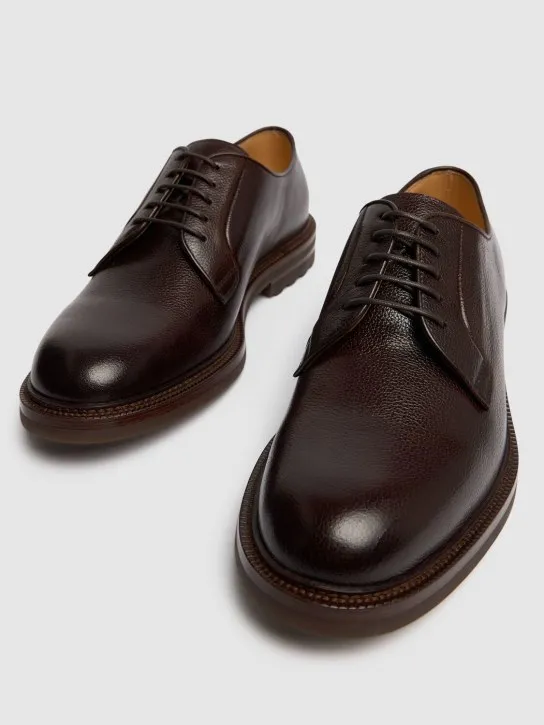 Brunello Cucinelli   Leather derby shoes 