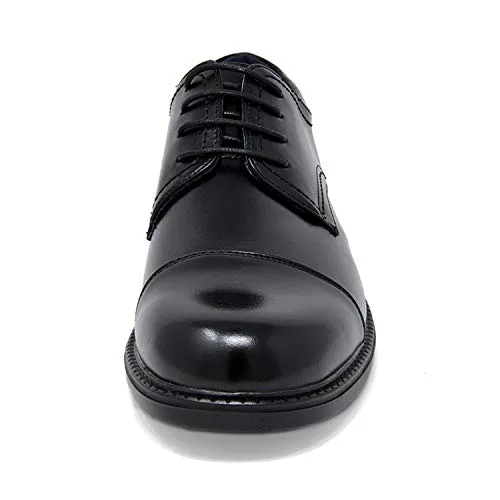 Bruno Marc Men's Downing-01 Black Leather Lined Dress Oxford Shoes Classic Lace Up Formal Size 7 M US