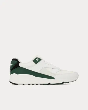 Bump Smooth Leather White / Dark Basil Low Top Sneakers
