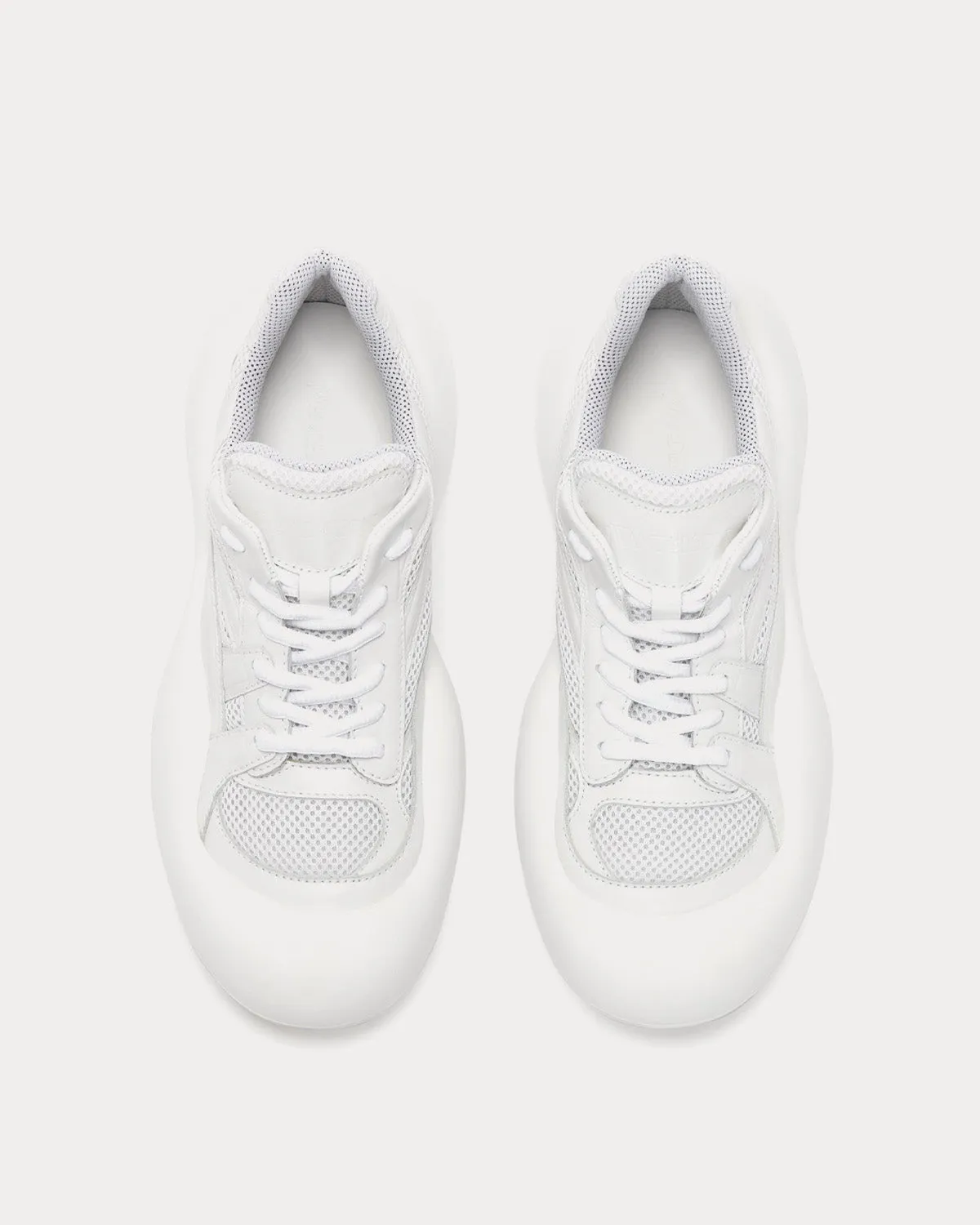 Bumper-Hike White Low Top Sneakers