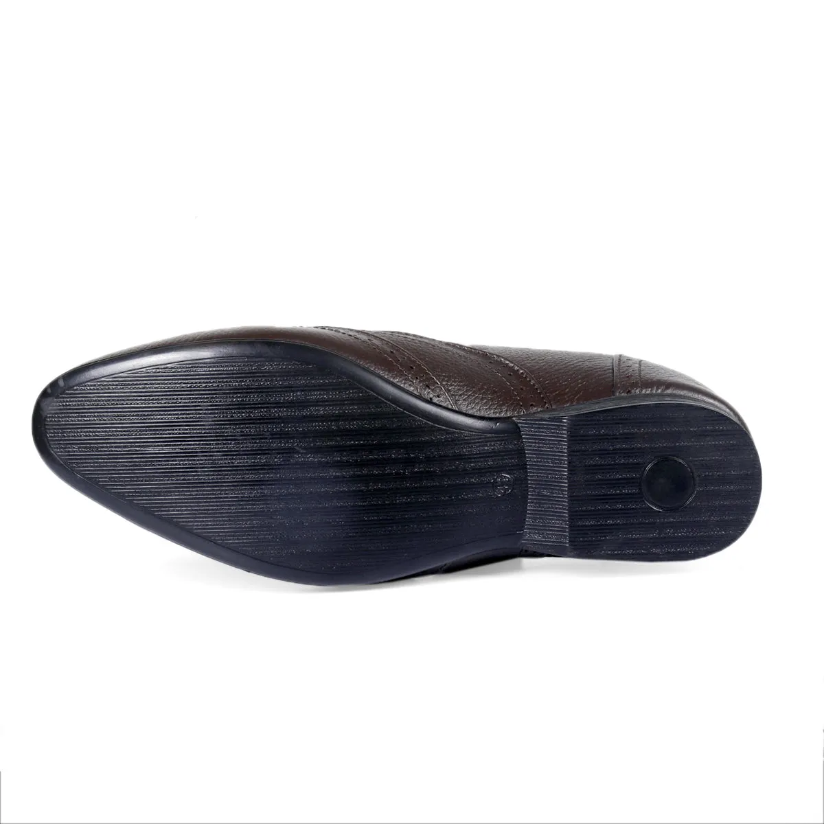 BXXY 3 Inch Elevator Formal Faux Leather Derby Shoes For Men