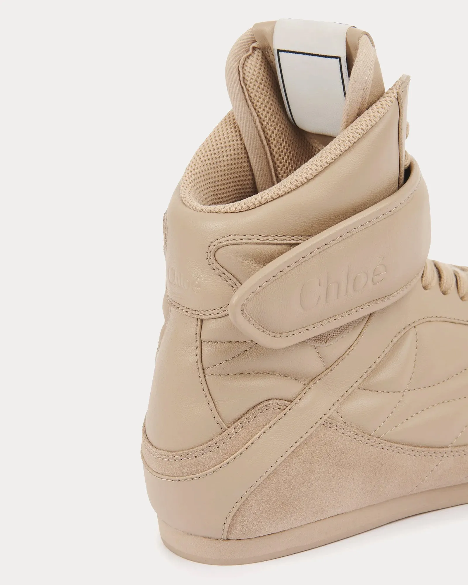 Chloé Kick Pink Tea High Top Sneakers