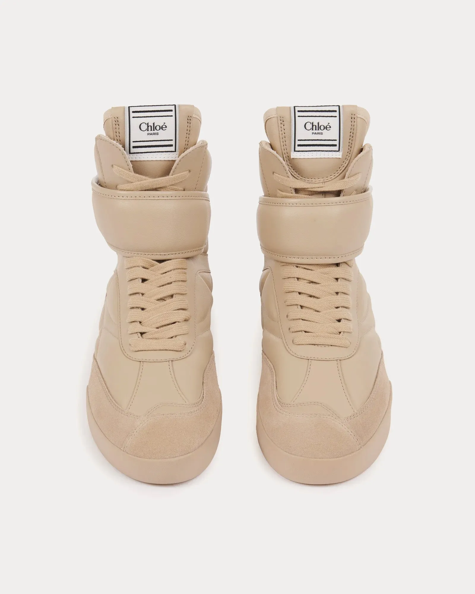Chloé Kick Pink Tea High Top Sneakers